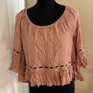Chloe Women's Blouse in Soft Pink